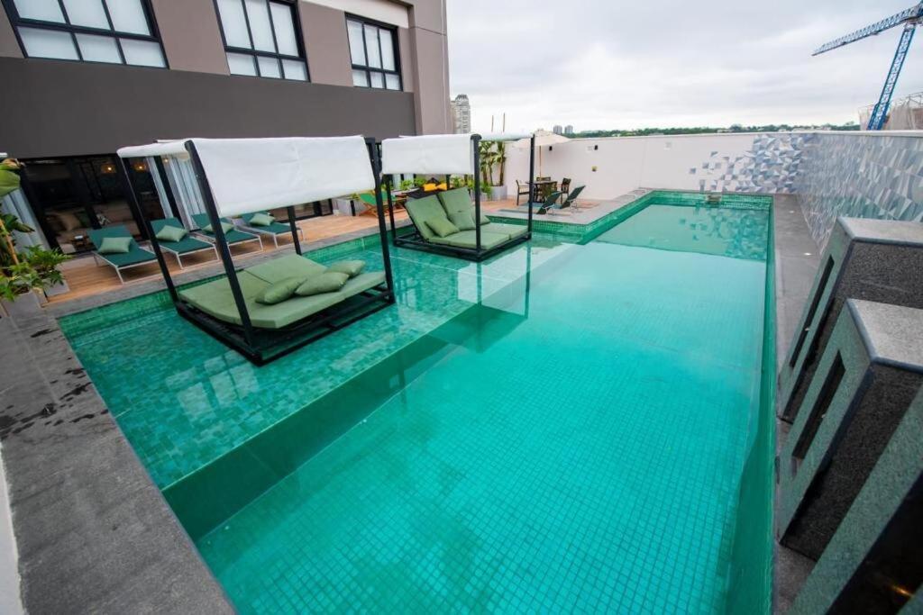 Apartment Full Rooftop With Pool And Gym, Yoga And Cinema *
